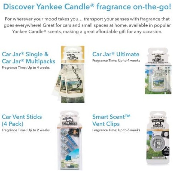 Yankee Candle 1194395E Vent Sticks Car Air Fresheners, Clean Cotton - Image 3