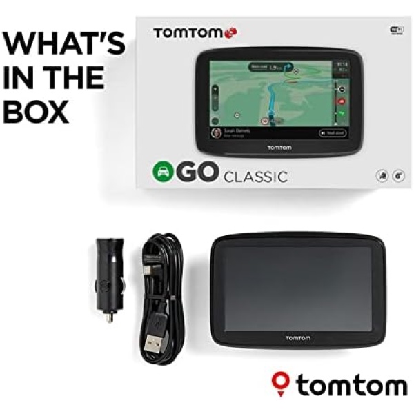 TomTom Car Sat Nav GO Classic, 6 Inch, with Traffic Congestion - Image 8
