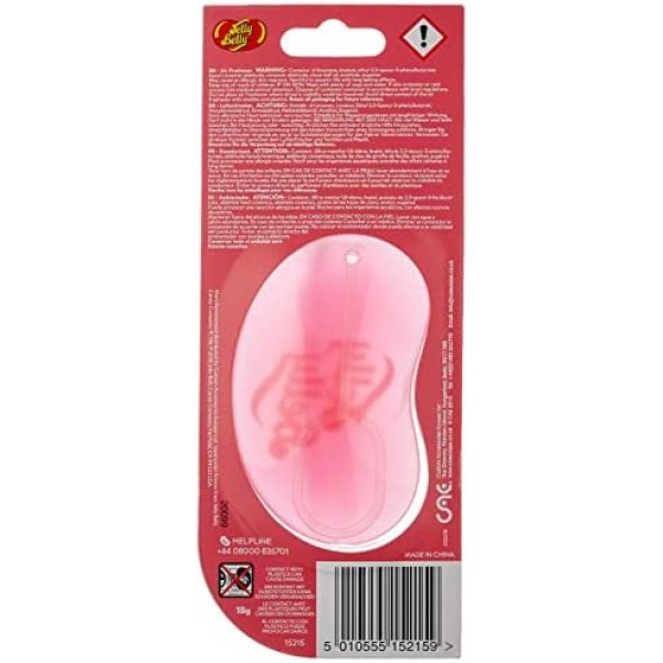 Jelly Belly Car Air Freshener - Tutti Fruitti 3D Hanging Freshener. Car Scent - Image 4