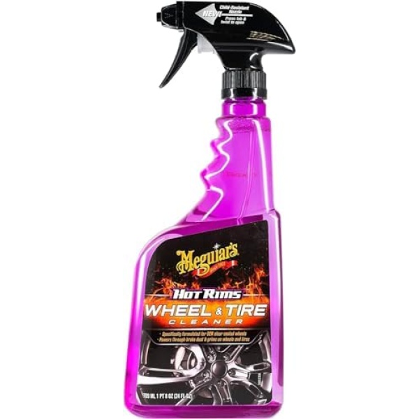 Meguiar's G9524EU Hot Rims All Wheel and Tire Cleaner 710ml - Image 4