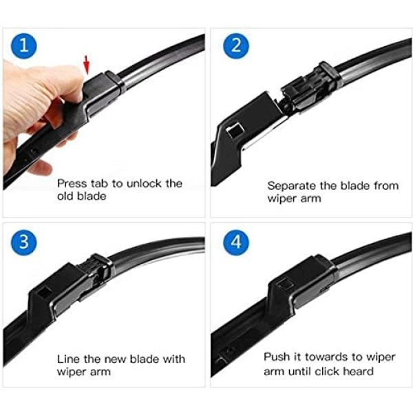 Bosch Wiper Blade Aerotwin A310S, Length: 650mm/475mm − Set of Front Wiper - Image 7