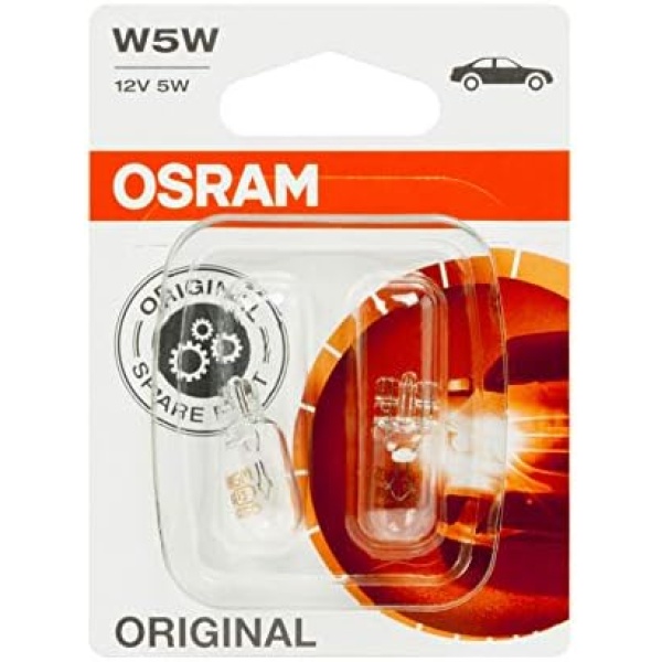 OSRAM ORIGINAL W5W halogen, position and number plate light, 2825-02B - Image 3