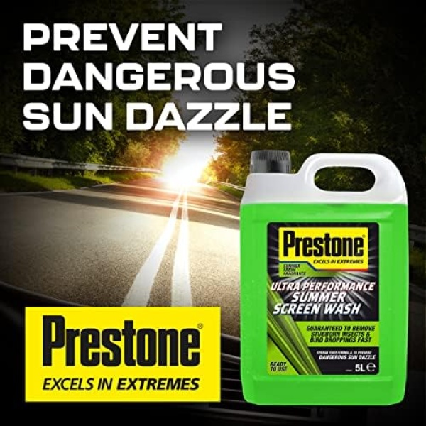 Prestone Screenwash, Ready To Use Screen Wash For Cars, High Performance - Image 3