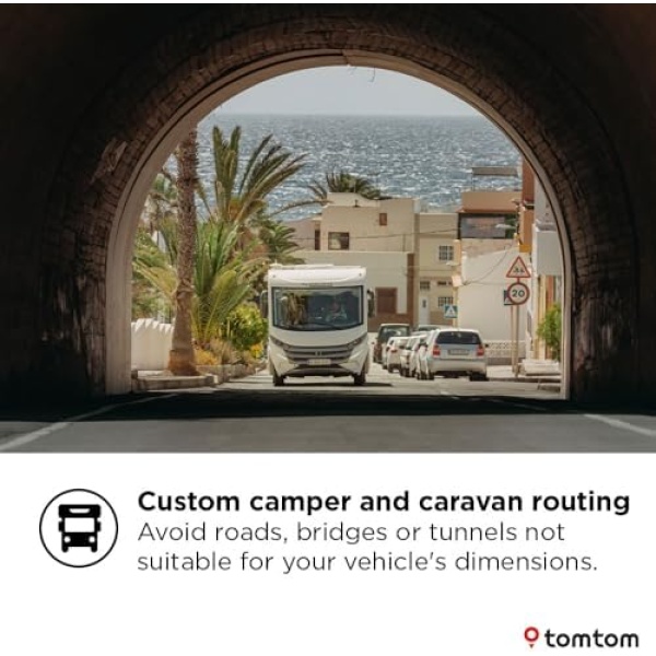 TomTom Campervan and Caravan Sat Nav GO Camper Max 2nd gen - Image 2
