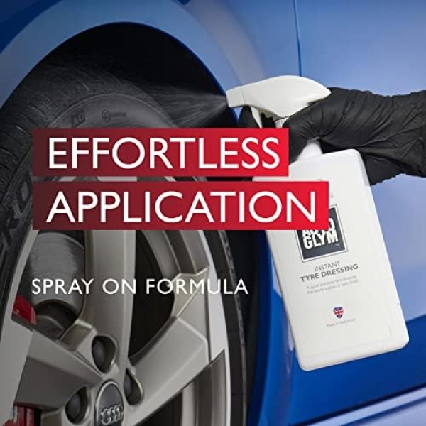 Autoglym Instant Tyre Dressing, 500ml - Spray-on Tyre Care Solution - Image 3