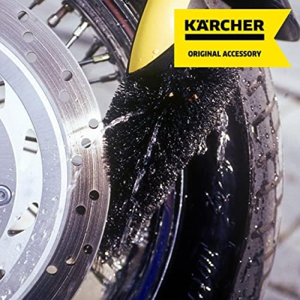 Kärcher 26432340 Alloy Wheel Wash Brush for Pressure Washer Accessory, Black - Image 6