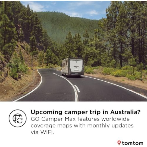 TomTom Campervan and Caravan Sat Nav GO Camper Max 2nd gen - Image 8