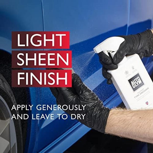 Autoglym Instant Tyre Dressing, 500ml - Spray-on Tyre Care Solution - Image 4