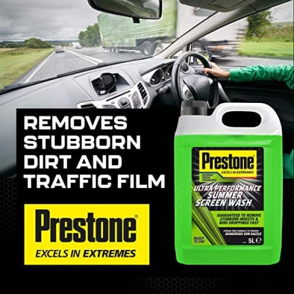 Prestone Screenwash, Ready To Use Screen Wash For Cars, High Performance - Image 4