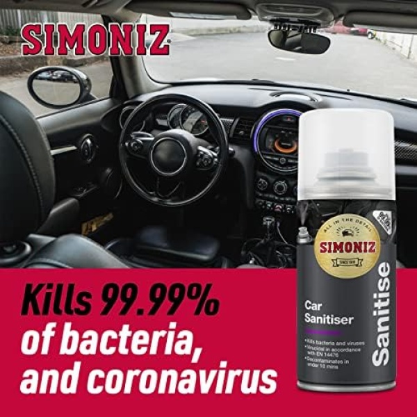 SIMONIZ Car Air Freshener Odour Bomb, Car Air Conditioning Cleaner - Image 2
