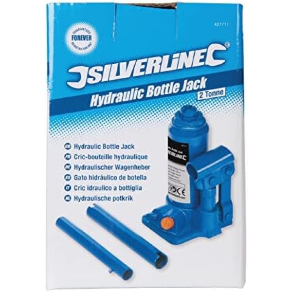 Silverline Hydraulic Bottle Jack 2 Tonne (427711) - Image 4