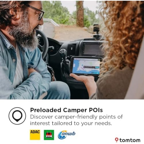 TomTom Campervan and Caravan Sat Nav GO Camper Max 2nd gen - Image 3