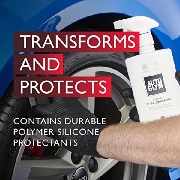 Autoglym Instant Tyre Dressing, 500ml - Spray-on Tyre Care Solution - Image 2