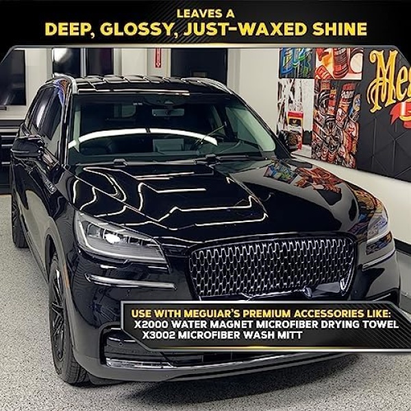 Meguiar's G17748EU Ultimate Car Wash & Wax 1.4L, Shampoo that leaves a deep - Image 5