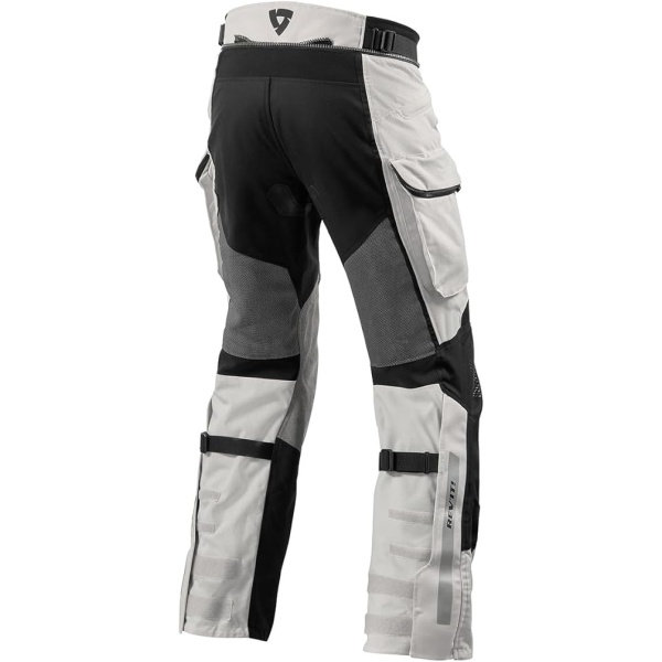 REV'IT! Cayenne 2 Adventure Travel Motorcycle Pants (Silver - Small) - Image 2