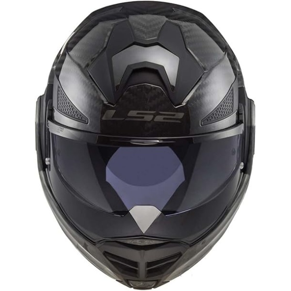 LS2 Helmets Advant X Carbon Modular Helmet (Matte Black - X-Large) - Image 5