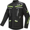 ILM Men's Street Motorcycle Jacket with CE Armor and Detachable Thermal Liner All Season Waterproof Adventure Touring Jacket Model JRL3 Black