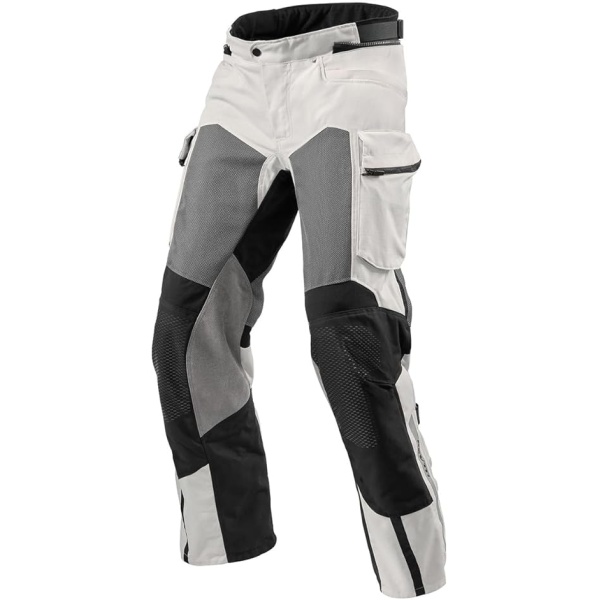 REV'IT! Cayenne 2 Adventure Travel Motorcycle Pants (Silver - Small)