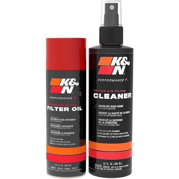 K&N Air Filter Cleaning Kit: Aerosol Filter Cleaner and Oil Kit; Restores Engine Air Filter Performance; Service Kit-99-5000, Multi - Image 3