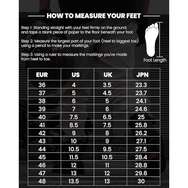 ILM Leather Motorcycle Boots Men Women with Side Zipper Protective Footwear Motorcycle Riding Boots for Combat Tactical Hiking Working(Black) - Image 6