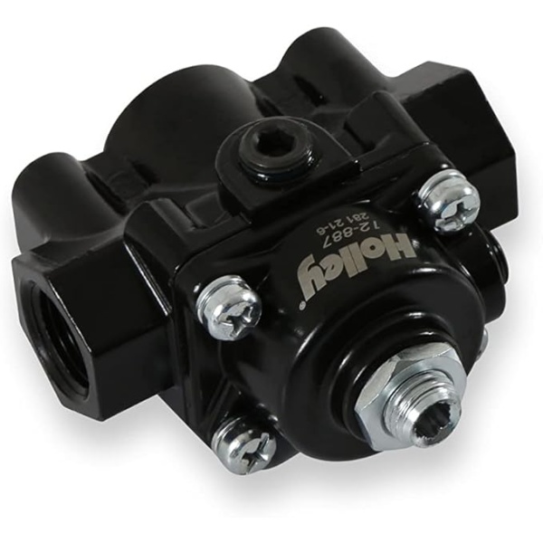 Holley Bypass Regulator, 6 Psi (Black E-Coat) - Image 4