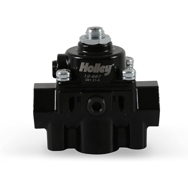 Holley Bypass Regulator, 6 Psi (Black E-Coat)