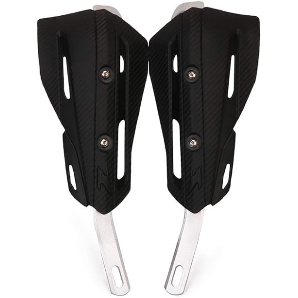 JFG RACING Dirt Bike Handguards,Motorcycle 7/8'' and 1 1/8'' Hand Guards Aluminum Universal for Dirt Pit Bike MX Motocross Supermoto Racing ATV Quad KAYO - Black - Image 4