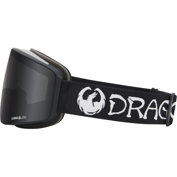 Dragon PXV Snow Sport Goggle - Classic Black Frame | Lumalens Dark Smoke Lens - Image 3