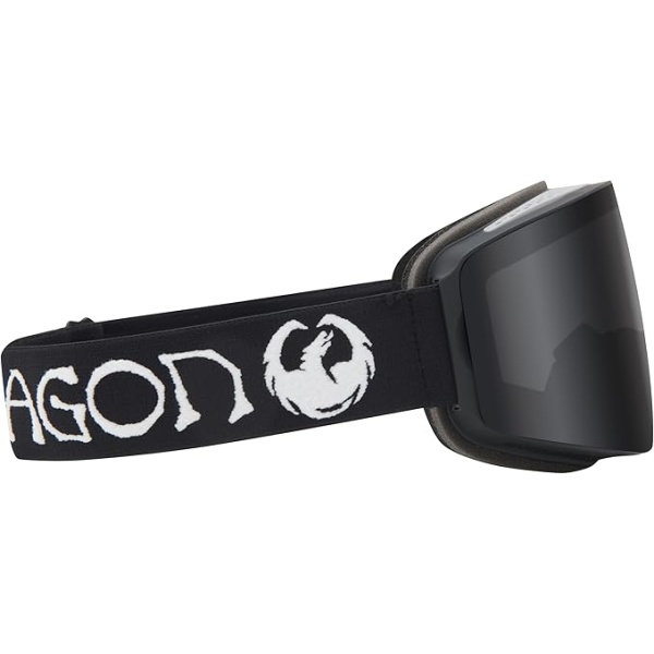 Dragon PXV Snow Sport Goggle - Classic Black Frame | Lumalens Dark Smoke Lens - Image 4