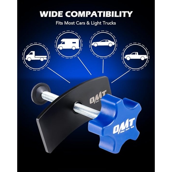 Orion Motor Tech Brake Pad Spreader, Heavy Duty Brake Pad Spreader Tool, Brake Piston Compressor Tool for Compressing Inner Pad, Solid Steel Disc Brake Caliper Spreader for Cars & Light Trucks - Image 2
