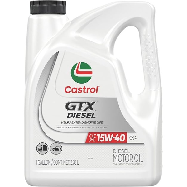 Castrol GTX CK-4 Conventional Diesel Motor Oil, 15W-40, 1 Gallon, Pack of 3 - Image 2