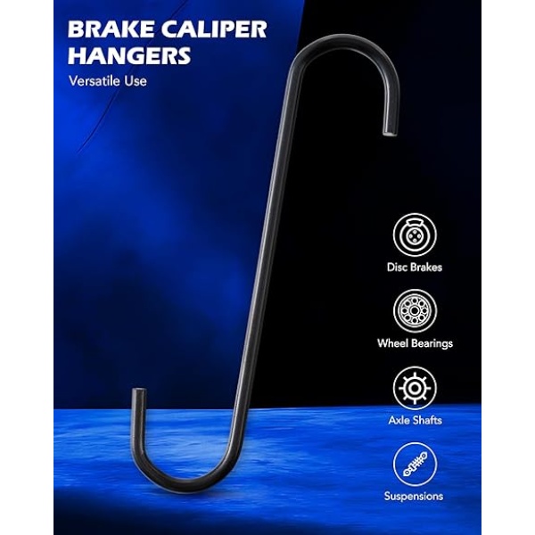 Orion Motor Tech Caliper Piston Compressor Tool, Universal Brake Caliper Tool for Multi Piston Brake Pad Spreader, Heavy Duty Brake Caliper Spreader Tool with Magnetic Expansion Plates & Hanger Hooks - Image 6