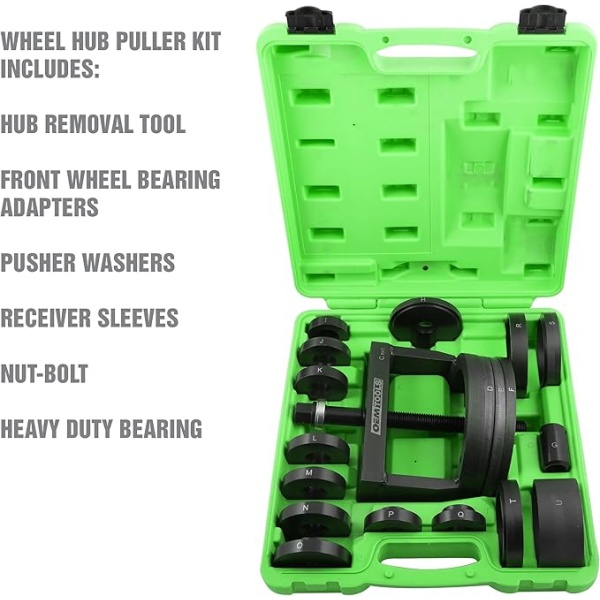 OEMTOOLS 27213 Master Wheel Hub & Bearing Remover & Installer Kit, Back & Front Wheel Bearing Puller Kit, Back & Front Wheel Hub Puller, Easy to Use - Image 2
