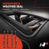 A-Premium [6PCS] Front Window Sweep & Run Channel Weatherstrip Seal Compatible with Ford Vehicle - F-150 1987-1998, F-250/F-350 1987-1997, F-250 HD 1997, F-Super Duty 1988-1997, Bronco 1987-1996 - Image 6