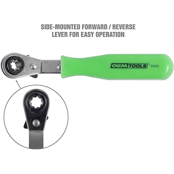 OEMTOOLS 25252 Automatic Slack Adjuster Tool and Wrench, Efficient Brake Adjustment Tool for Semi Trucks, Air Brake and Slack Adjuster Tools - Image 5