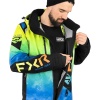 FXR Men's Helium Insulated Monosuit 2025 (Blue/Hi-Vis Fade/Inferno) - Image 4