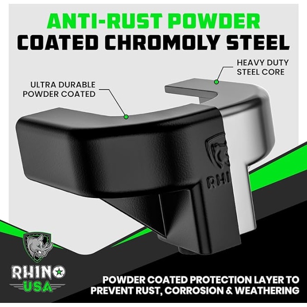 Rhino USA Trailer Hitch Coupler Lock Kit (for 2-5/16" Trailers) Heavy Duty Anti-Theft Tongue Locks for Boat, RV, Travel Trailers & More - Reinforced Solid Steel for Ultimate Peace of Mind! - Image 4