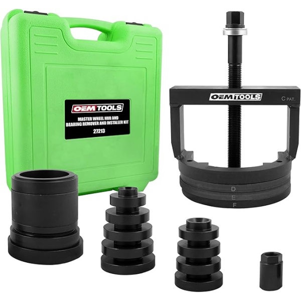 OEMTOOLS 27213 Master Wheel Hub & Bearing Remover & Installer Kit, Back & Front Wheel Bearing Puller Kit, Back & Front Wheel Hub Puller, Easy to Use