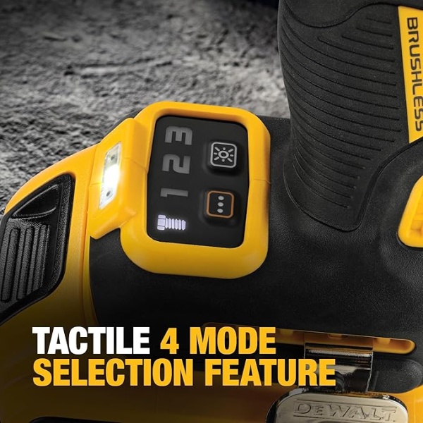 DEWALT 20V MAX Cordless Impact Wrench, 1/2' Hog Ring, Includes LED Work Light and Belt Clip, Bare Tool Only (DCF891B) - Image 6